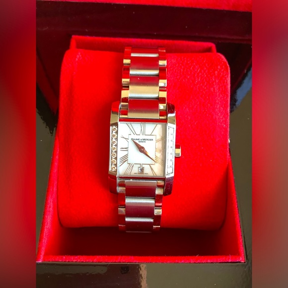 GORGEOUS ladies BAUME MERCIER DIAMANT watch 🔥🔥🔥🔥 - Picture 11 of 12